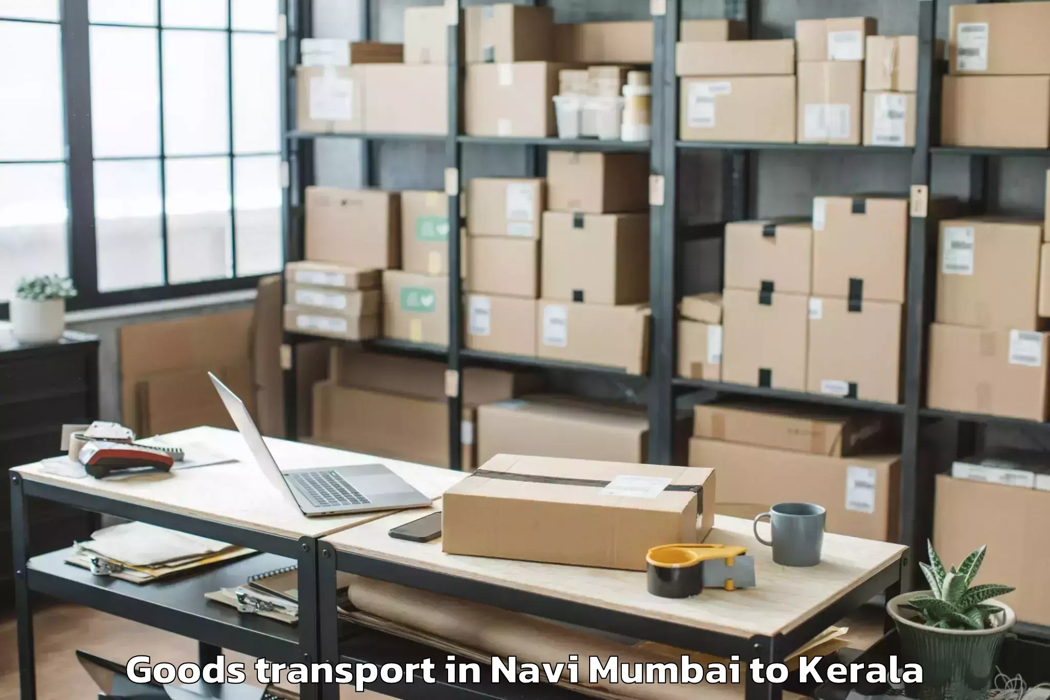 Reliable Navi Mumbai to Cheruthuruthi Goods Transport